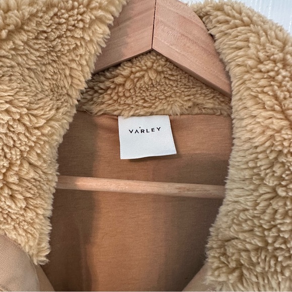 VARLEY Appleton Half-Zip Pullover Sherpa/Fleece/Mustard Gold/ Tan - Picture 9 of 11